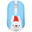 Мышь беспроводная DEXP WM-311WU Christmas bear  синий [1600 dpi, светодиодный, USB Type-A, кнопки - 4]