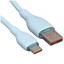 Кабель Baseus USB Type-C - USB Type-A голубой [USB 2.0, форма - круглая, оплетка - TPE, 6 А, 100 Вт, 1 шт]