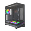 Корпус MONTECH SKY 3  черный [Mid-Tower, Micro-ATX, Mini-ITX, Standard-ATX, USB 3.2 Gen 1 Type-A, USB 3.2 Gen 2 Type-C, ARGB вентиляторы, 3 x 120 мм]