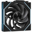 Реверсный вентилятор LIAN LI UNI FAN TL WIRELESS 120-1 REVERS [G99.12RTL1W1B.R0] черный [124 x 120 мм, 4 pin, 200 об/мин - 2300 об/мин,  - 34 дБ, в комплекте - 1]