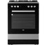 Комбинированная плита Beko FSM62530DXMS черный [конфорок газовых - 4 шт, духовка - 72 л, покрытие - нержавеющая сталь, электроподжиг, газ-контроль конфорок]