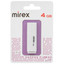 Память USB Flash 4 ГБ Mirex LINE WHITE [13600-FMULWH04] [USB 2.0/USB Type-A, до 35 Мбайт/сек, монолит с колпачком, металл]