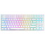 Клавиатура  проводная Dark Project KD87A Optical Gateron Red TKL [оптомеханическая, Gateron Optical Red, клавиш - 87, USB Type-A, цвет белый]