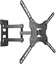 Кронштейн для ТВ DEXP DTV-55TS-1GV2 черный [для 14"-63", наклон вверх 2° наклон вниз 15°, поворот 180°, до 30 кг, до 390 мм от стены/потолка]