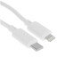 Кабель Hoco Lightning 8-pin - USB Type-C белый 1 м [форма - круглая, оплетка - ПВХ, 3 А, 20 Вт, 1 шт]