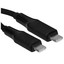 Кабель KEYRON USB Type-C - USB Type-C серый 1.5 м [форма - круглая, оплетка - нейлоновая, 5 А, 100 Вт, 1 шт]