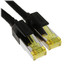 Патч-корд Ugreen NW150 [круглый, F/FTP, RJ-45, Cat. 7, длина - 5 м, внешняя изоляция - PVC (ПВХ), нейлон]