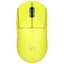 Мышь беспроводная Logitech G PRO X SUPERLIGHT [910-007133] желтый [25600 dpi, светодиодный, USB Type-A, кнопки - 5]