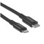 Кабель Ugreen Lightning 8-pin - USB Type-C черный [USB 2.0, форма - круглая, оплетка - TPE, 3 А, 60 Вт, 1 шт]
