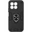 Накладка  BoraSCO Anti-Shok Case для HONOR X8c черный [металл, ПК, ТПУ, кольцо, подставка, противоударный]