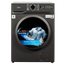 Стиральная машина Midea MF01610US40/T черный [стирка - 6 кг, фронтальная загрузка, отжим - 1000 об/мин, программ - 16, пар, 62 дБ, 59.5 см x 85 см x 40 см]