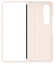 Накладка  Samsung Slim Standing Cover для Samsung Galaxy Z Fold4 бежевый [микрофибра, нержавеющая сталь, ПК, ПУ, подставка]