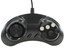 Игровой контроллер проводной Retro Genesis Controller 8 Bit 9pin черный [для ретро-консоли, подключение - проприетарный разъем, питание по шине]