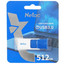 Память USB Flash 512 ГБ Netac U182 [NT03U182N-512G-30BL] [USB 3.2 Gen 1/USB Type-A, выдвижной (слайдер), пластик]