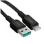 Кабель ACEFAST USB Type-C - USB Type-A черный 1.2 м [форма - круглая, оплетка - нейлоновая, 3 А, 60 Вт, металлический корпус разъемов, 1 шт]