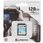 Карта памяти Kingston Canvas Go! Plus SDXC 128 ГБ [SDG3/128GB] [A2, Class 10, UHS Class 3, Video Class 30, запись - 90 Мбайт/сек, чтение - 170 Мбайт/сек]