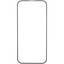 Защитное стекло DF для экрана Apple iPhone 15 Pro [2.5D, олеофобное покрытие, 0.33 мм, цвет рамки - черный, в комплекте: 1 шт]