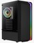 Корпус AeroCool Bionic v2 [ACCM-PV34113.11] черный [Mid-Tower, Micro-ATX, Mini-ITX, Standard-ATX, USB 2.0 Type-A, USB 3.2 Gen 1 Type-A, RGB вентиляторы, 1 x 120 мм]