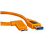 Кабель Tether Tools micro USB-B - USB Type-A оранжевый [USB 3.2 Gen 1, форма - круглая, L-образный разъем, 1 шт]