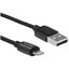 Кабель Borofone Lightning 8-pin - USB Type-A черный 1 м [форма - круглая, оплетка - нейлоновая, 2.4 А, 12 Вт, металлический корпус разъемов, 1 шт]