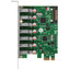 Плата расширения ORIENT VA-3U7PE [подключение: PCI-E x1, разъемы: 7 x USB 3.2 Gen 1 Type-A]