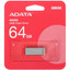 Память USB Flash 64 ГБ Adata UR350 [UR350-64G-RSR/BG] [USB 3.2 Gen 1/USB Type-A, до 100 Мбайт/сек, монолит, металл]