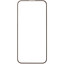 Защитное стекло DF для экрана Apple iPhone 15 Pro Max [2.5D, олеофобное покрытие, 0.33 мм, цвет рамки - черный, в комплекте: 1 шт]