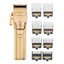 Машинка для стрижки BaByliss PRO Gold FX 4Artists золотистый/черный [длина стрижки до 19 мм, установок длины - 13, насадок - 8 шт, питание - от аккумулятора/от сети]