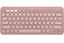Клавиатура  беспроводная Pebble Keys 2 K380s цвет розовый [мембранная, клавиш - 79, Bluetooth, радиоканал]