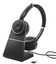 Беспроводные наушники Jabra Evolve 75 + Док-станция черный 2021 [накладные, Bluetooth 4.2, активное шумоподавление, до 18 ч, 20 Гц - 20000 Гц]