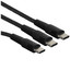 Кабель DEXP USB Type-C x2 - USB Type-C черный [USB 2.0, форма - круглая, оплетка - нейлоновая, 5 А, 100 Вт, металлический корпус разъемов, 1 шт]