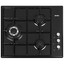 Газовая варочная поверхность Simfer H60Q35B022 [конфорок - 3 шт, решетки - эмалированная сталь, панель - эмалированная сталь, электроподжиг, черный]