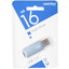 Память USB Flash 16 ГБ Smartbuy V-Cut [SB16GBVC-B] [USB 2.0/USB Type-A, до 15 Мбайт/сек, монолит с колпачком, металл]