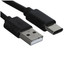 Кабель Aceline USB Type-C - USB Type-A черный [USB 2.0, форма - круглая, оплетка - ПВХ, 2 А, 1 шт]