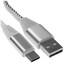 Кабель DEXP USB Type-C - USB Type-A белый 1.5 м [форма - круглая, оплетка - экокожа, 2 А, металлический корпус разъемов, 1 шт]