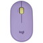 Мышь беспроводная Logitech Pebble M350 [910-006654] фиолетовый [1000 dpi, светодиодный, Bluetooth, USB Type-A, кнопки - 3]