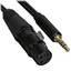 Кабель   Ugreen XLR - jack 3.5 мм черный [Male - Female, 2 м]