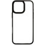 Накладка  Aceline Silicone Side для Apple iPhone 16 Pro Max черный [ПК, ТПУ]