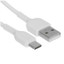 Кабель Hoco USB Type-C - USB Type-A белый [USB 2.0, форма - круглая, оплетка - TPE, 3 А, 10 Вт, 1 шт]