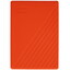 2 ТБ Внешний HDD WD My Passport [WDBYVG0020BRD-CESN] [2.5", USB 3.2 Gen 1 Type-A, красный]