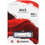 500 ГБ M.2 NVMe накопитель Kingston NV3 [SNV3S/500G] [PCIe 4.0 x4, чтение - 5000 Мбайт/сек, запись - 3000 Мбайт/сек, 3 бит TLC, NVM Express, TBW - 160 ТБ]