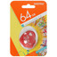 Память USB Flash 64 ГБ Smartbuy Wild [SB64GBHeart] [USB 2.0/USB Type-A, до 25 Мбайт/сек, монолит с колпачком, силикон]