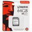 Карта памяти Kingston Industrial SDXC 64 ГБ [SDIT/64GB] [A1, Class 10, Video Class 30, запись - 80 Мбайт/сек, чтение - 100 Мбайт/сек]
