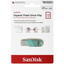 Память OTG USB Flash 128 ГБ SanDisk iXpand Flash Drive Flip [SDIX90N-128G-GN6NJ] [USB 3.2 Gen 1/Lightning 8-pin, USB Type-A, монолит с колпачком, металл, пластик]