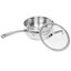 Ковш Rondell Calypso RDS-1670 1.5 л серебристый [16 см, покрытие - без покрытия, с крышкой]