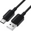 Кабель ACEFAST USB Type-C - USB Type-A черный [USB 2.0, форма - круглая, оплетка - ПВХ, 3 А, 18 Вт, 1 шт]