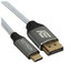 Кабель однонаправленный KEYRON DisplayPort - USB Type-C, 1.8 м [вилка - вилка, длина - 1.8 м, 3840x2160, 60 Гц]