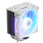 Кулер для процессора ID-COOLING SE-214-XT ZF WHITE [SE-214-XT ZF WHITE] белый [вентилятор - 120 x 120 мм, до 1600 об/мин, основание - алюминий/медь, теплотрубки - 4 x 6 мм, 28.5 дБ, 4 pin, 180 Вт, подсветка - ARGB]