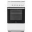 Газовая плита Flama N FG 24243 белый [конфорок - 4 шт, духовка - 50 л, электроподжиг, газ-контроль панели, стальные решетки, 50 см x 85 см x 60 см]