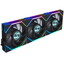 Комплект вентиляторов LIAN LI  UNI FAN TL LCD 120 [G99.12TLLCD3B.R0] черный [124 x 120 мм, 7 pin (LIAN LI), 350 об/мин - 1900 об/мин,  - 27 дБ, в комплекте - 3]
